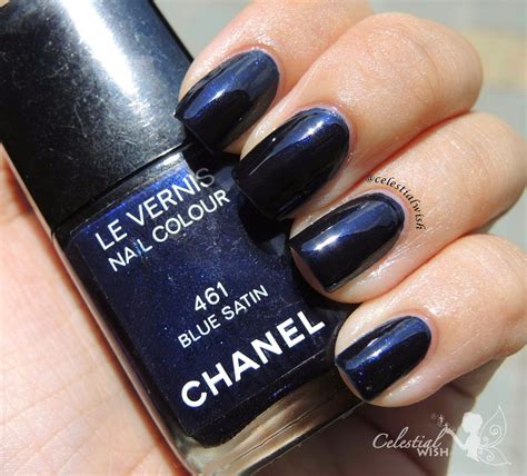 461 blue satin chanel|Chanel .